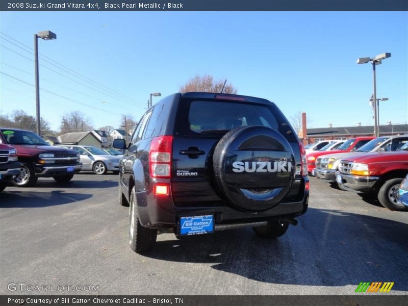 Black Pearl Metallic / Black 2008 Suzuki Grand Vitara 4x4
