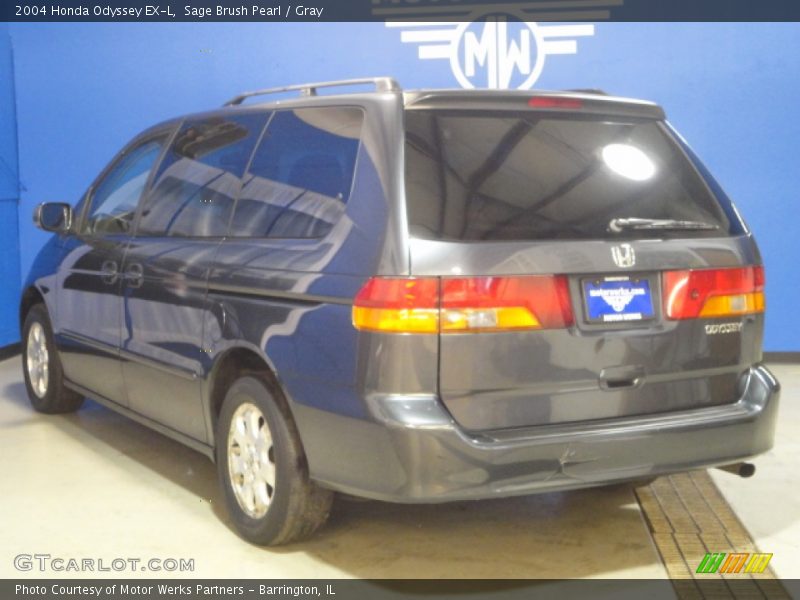 Sage Brush Pearl / Gray 2004 Honda Odyssey EX-L