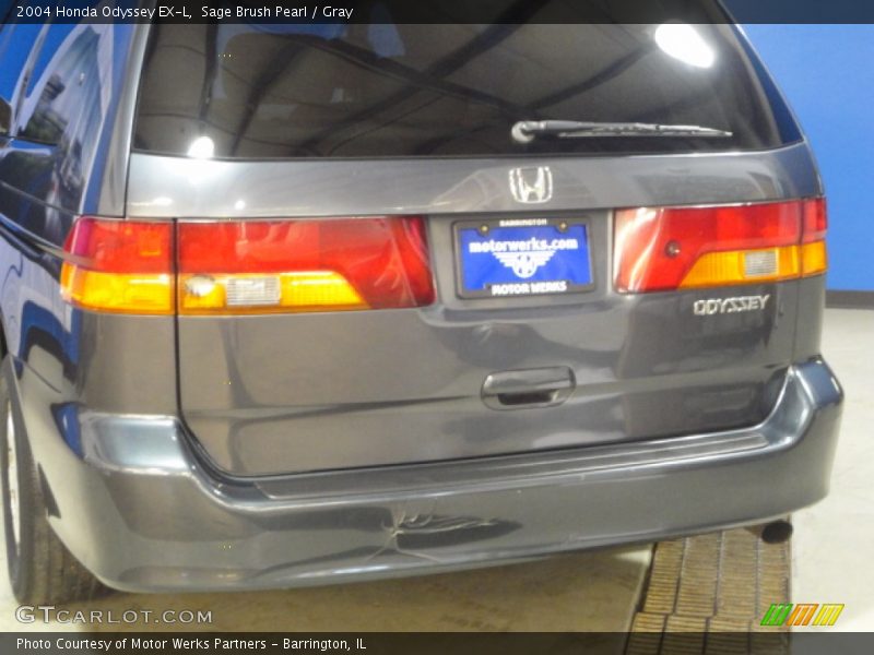 Sage Brush Pearl / Gray 2004 Honda Odyssey EX-L