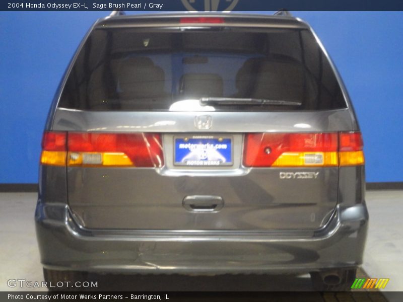 Sage Brush Pearl / Gray 2004 Honda Odyssey EX-L