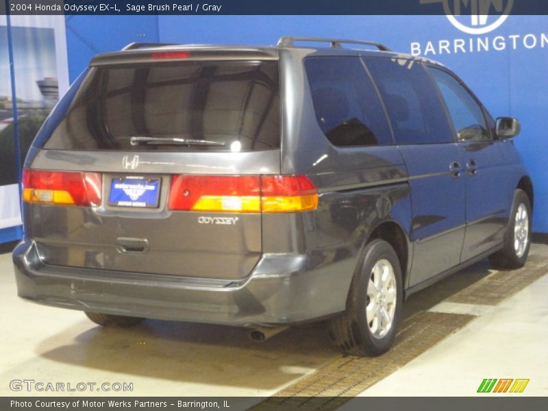 Sage Brush Pearl / Gray 2004 Honda Odyssey EX-L