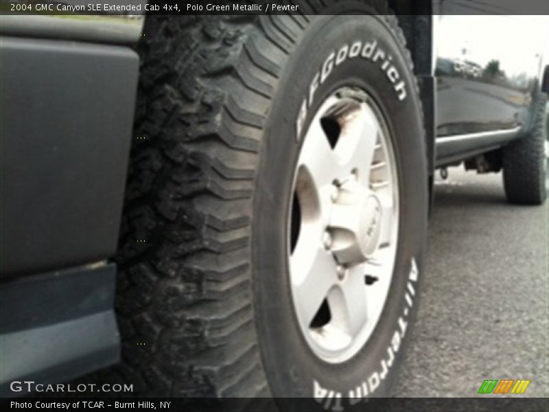Polo Green Metallic / Pewter 2004 GMC Canyon SLE Extended Cab 4x4