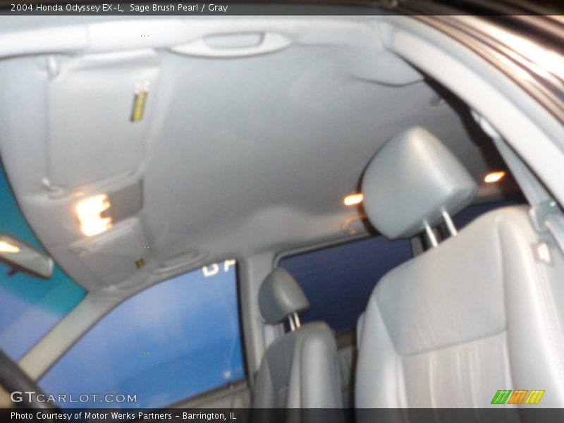 Sage Brush Pearl / Gray 2004 Honda Odyssey EX-L