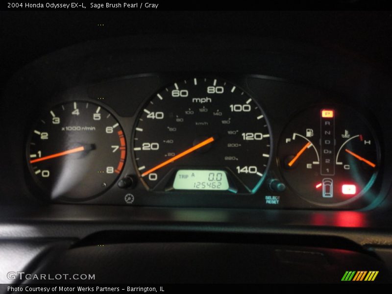 Sage Brush Pearl / Gray 2004 Honda Odyssey EX-L