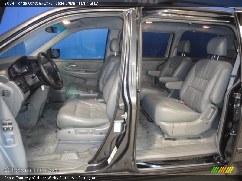 Sage Brush Pearl / Gray 2004 Honda Odyssey EX-L
