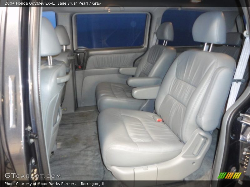 Sage Brush Pearl / Gray 2004 Honda Odyssey EX-L