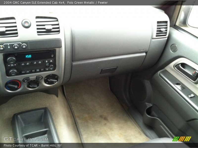 Polo Green Metallic / Pewter 2004 GMC Canyon SLE Extended Cab 4x4