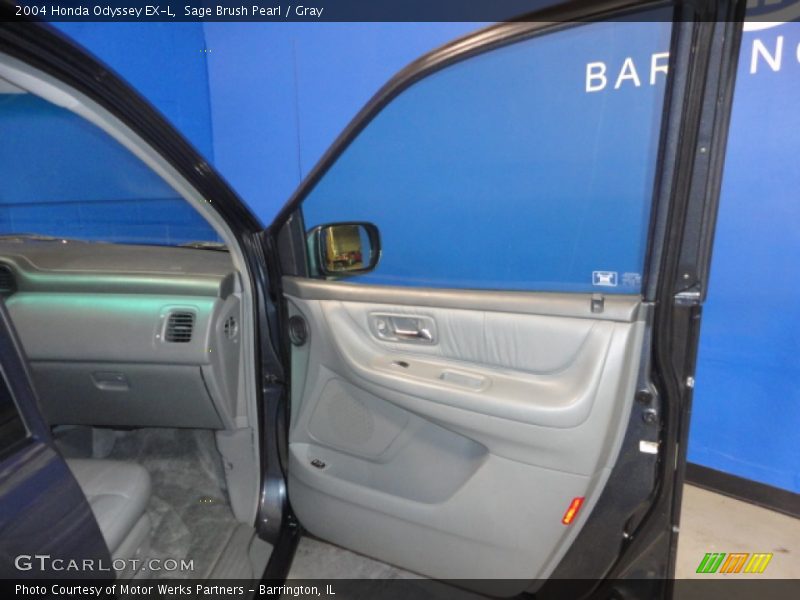 Sage Brush Pearl / Gray 2004 Honda Odyssey EX-L