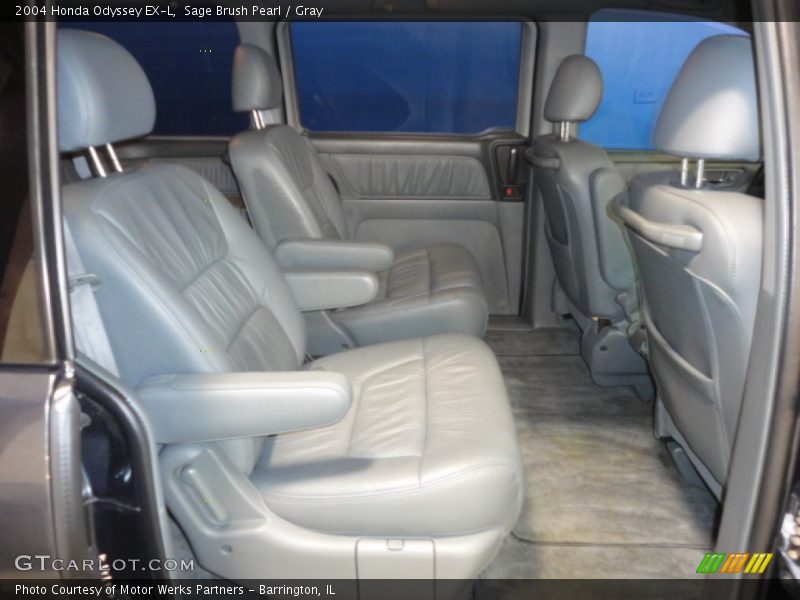 Sage Brush Pearl / Gray 2004 Honda Odyssey EX-L