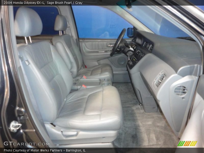 Sage Brush Pearl / Gray 2004 Honda Odyssey EX-L