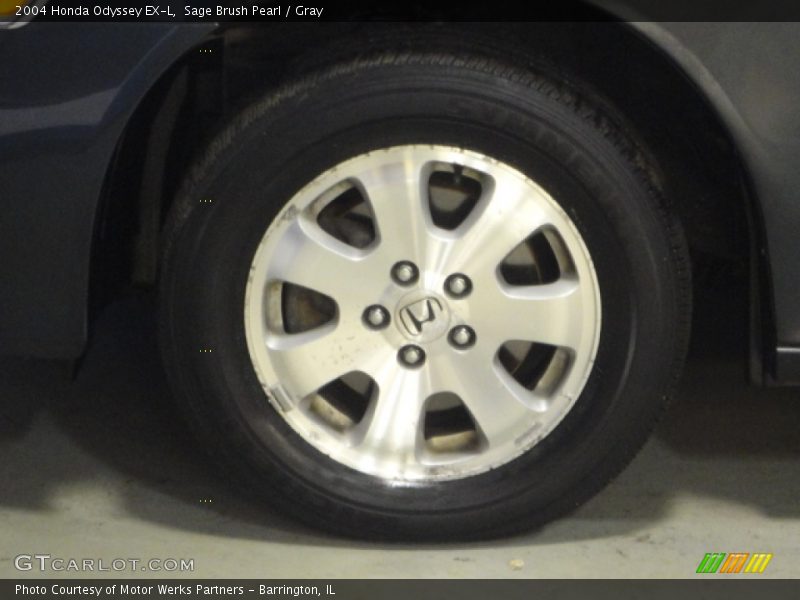 Sage Brush Pearl / Gray 2004 Honda Odyssey EX-L