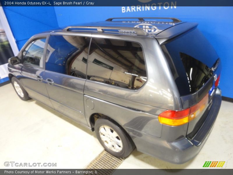 Sage Brush Pearl / Gray 2004 Honda Odyssey EX-L