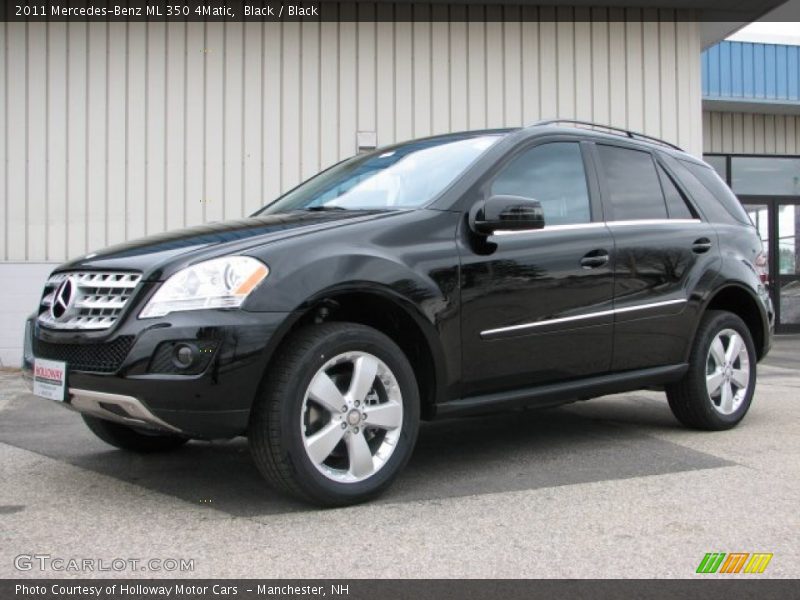Black / Black 2011 Mercedes-Benz ML 350 4Matic