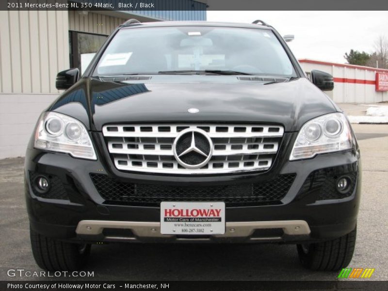 Black / Black 2011 Mercedes-Benz ML 350 4Matic