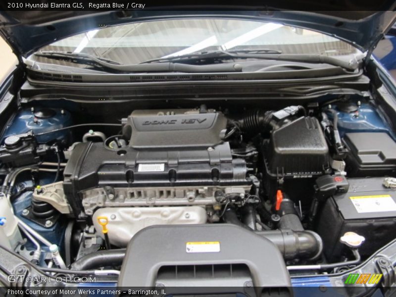 Regatta Blue / Gray 2010 Hyundai Elantra GLS