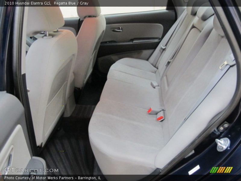Regatta Blue / Gray 2010 Hyundai Elantra GLS