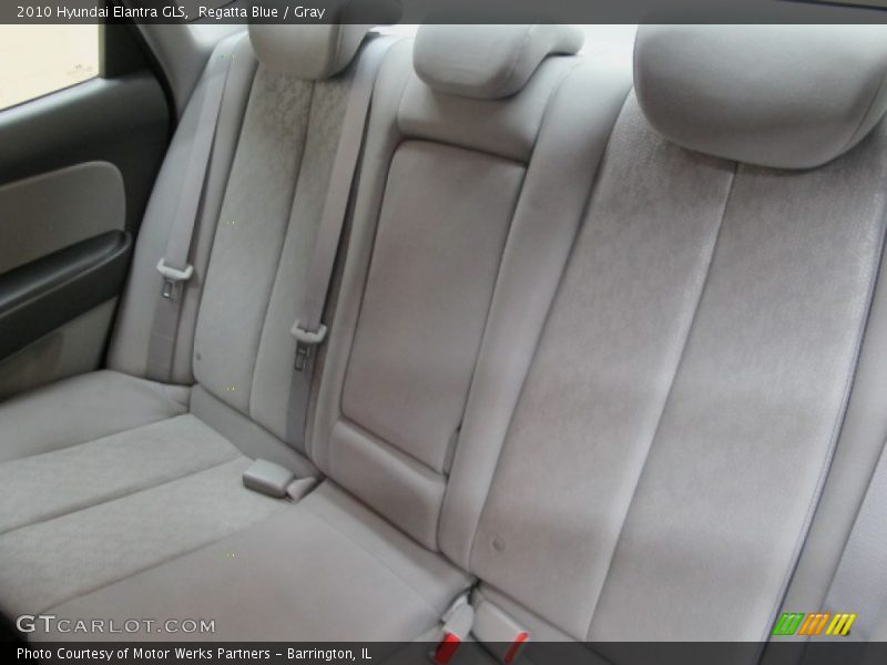 Regatta Blue / Gray 2010 Hyundai Elantra GLS