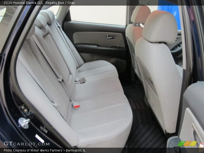 Regatta Blue / Gray 2010 Hyundai Elantra GLS