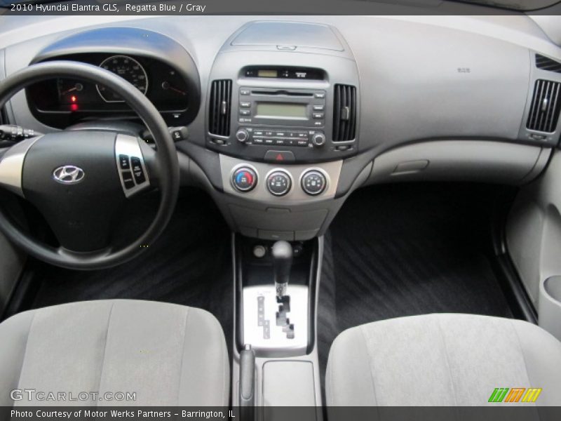 Regatta Blue / Gray 2010 Hyundai Elantra GLS