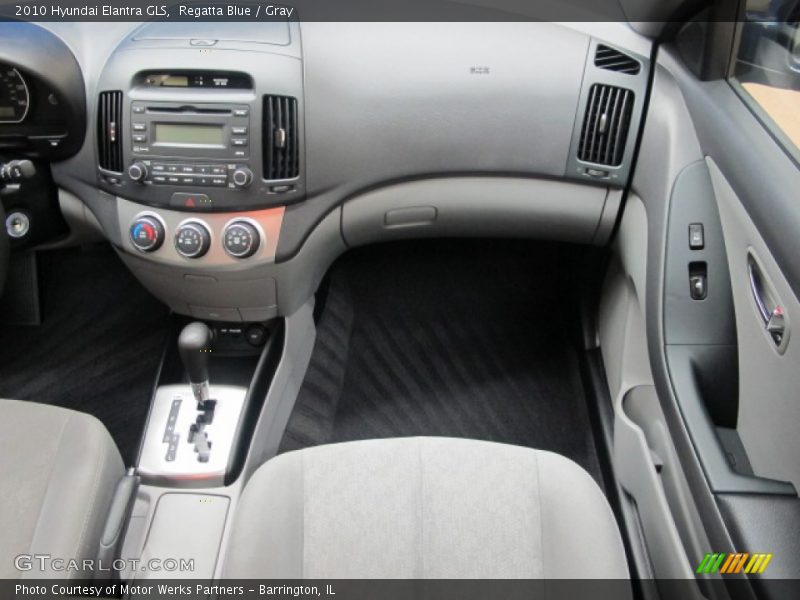 Regatta Blue / Gray 2010 Hyundai Elantra GLS