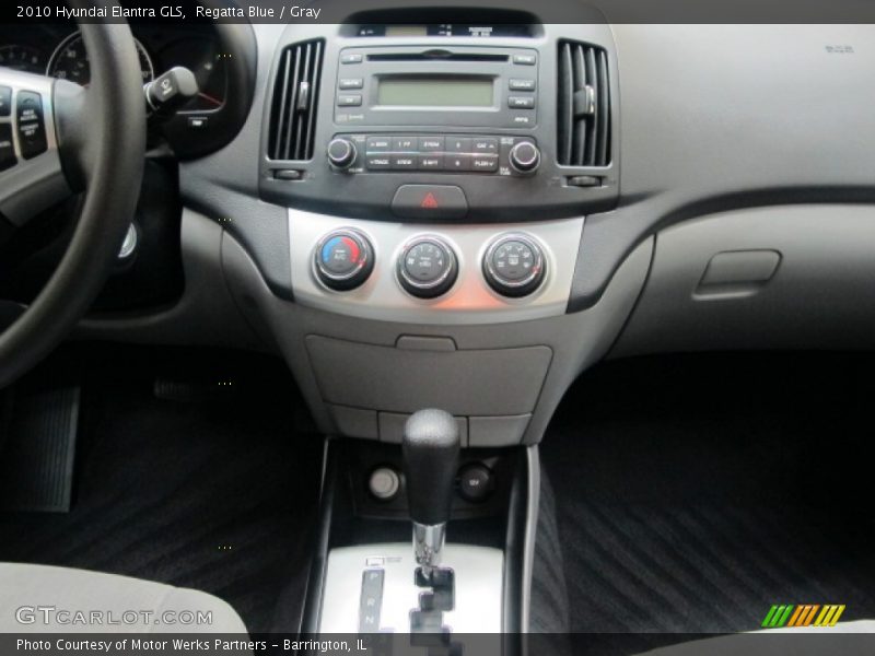 Regatta Blue / Gray 2010 Hyundai Elantra GLS