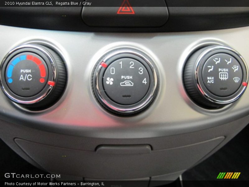 Regatta Blue / Gray 2010 Hyundai Elantra GLS