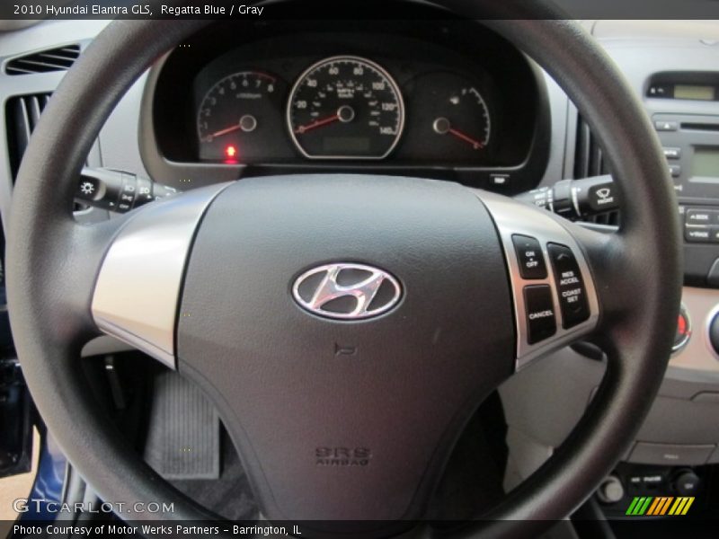 Regatta Blue / Gray 2010 Hyundai Elantra GLS