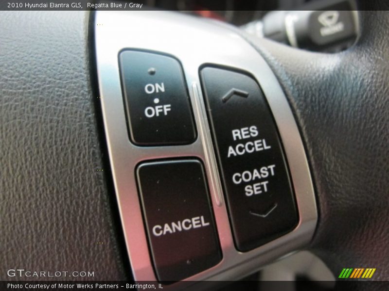 Regatta Blue / Gray 2010 Hyundai Elantra GLS