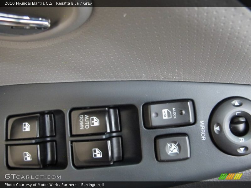 Regatta Blue / Gray 2010 Hyundai Elantra GLS