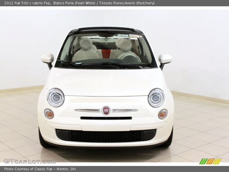  2012 500 c cabrio Pop Bianco Perla (Pearl White)