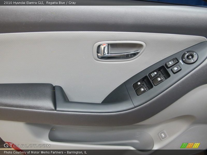Regatta Blue / Gray 2010 Hyundai Elantra GLS