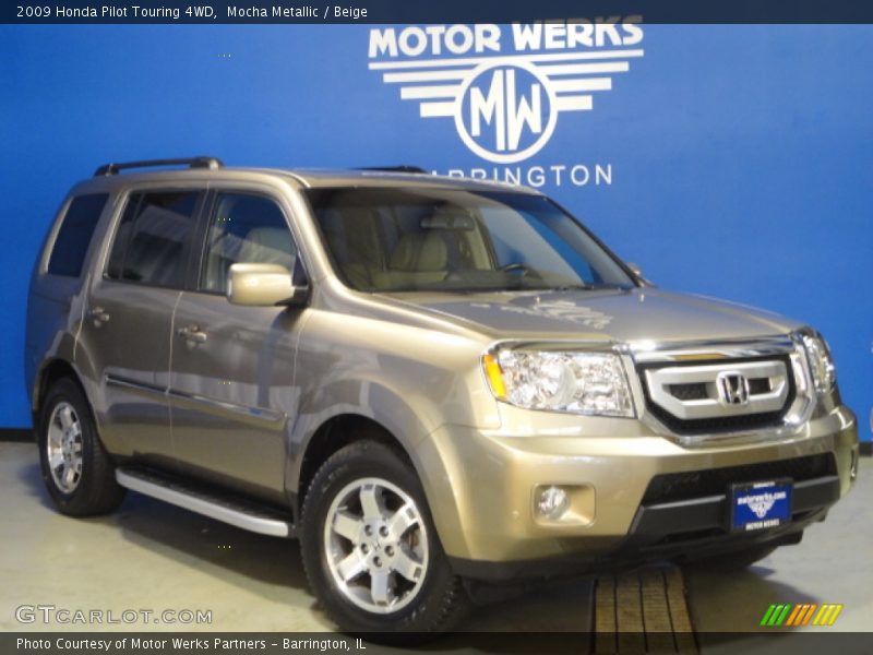 Mocha Metallic / Beige 2009 Honda Pilot Touring 4WD