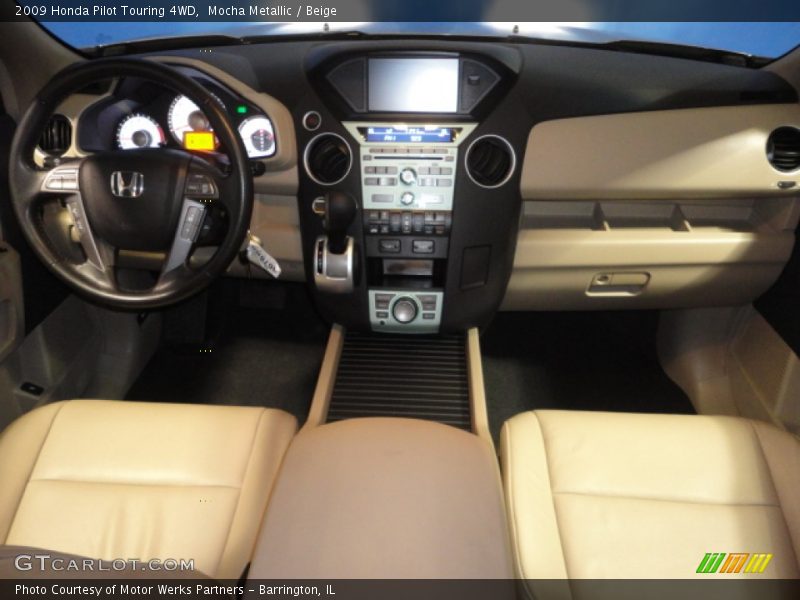 Mocha Metallic / Beige 2009 Honda Pilot Touring 4WD