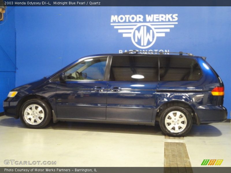 Midnight Blue Pearl / Quartz 2003 Honda Odyssey EX-L