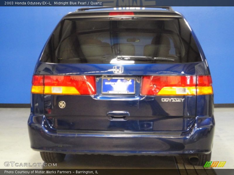 Midnight Blue Pearl / Quartz 2003 Honda Odyssey EX-L
