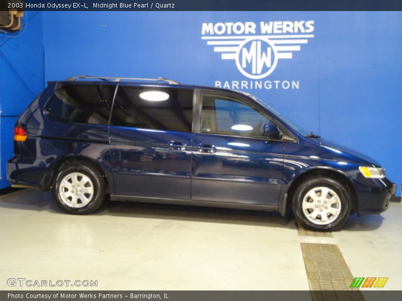 Midnight Blue Pearl / Quartz 2003 Honda Odyssey EX-L