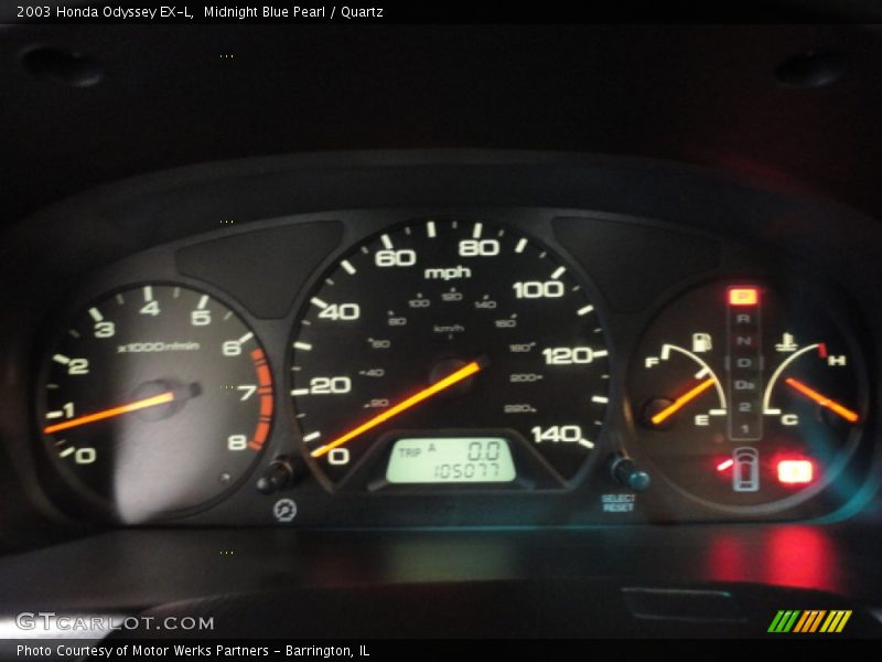 Midnight Blue Pearl / Quartz 2003 Honda Odyssey EX-L