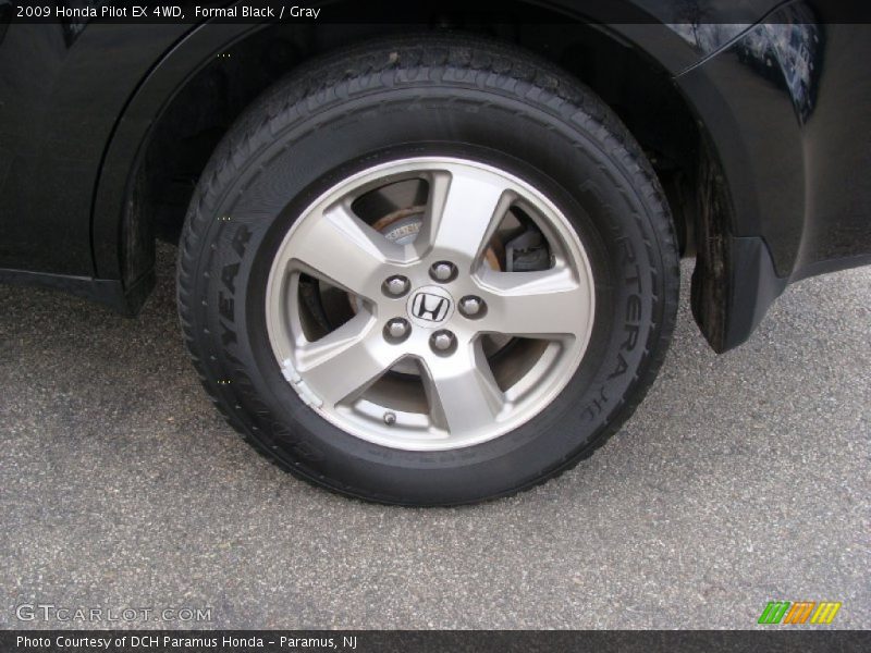 Formal Black / Gray 2009 Honda Pilot EX 4WD