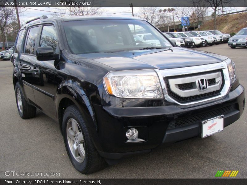 Formal Black / Gray 2009 Honda Pilot EX 4WD