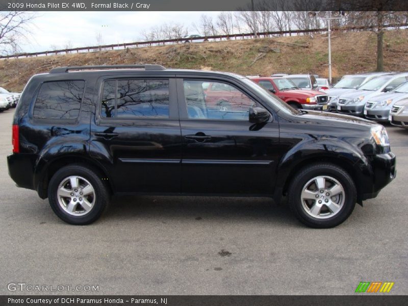 Formal Black / Gray 2009 Honda Pilot EX 4WD
