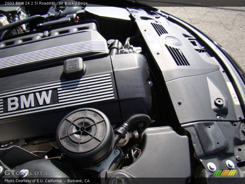 Jet Black / Beige 2003 BMW Z4 2.5i Roadster