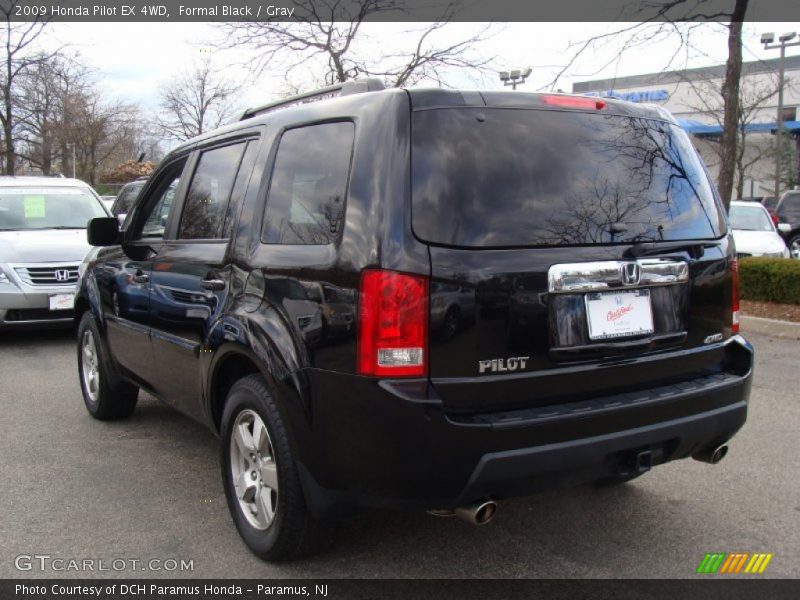 Formal Black / Gray 2009 Honda Pilot EX 4WD