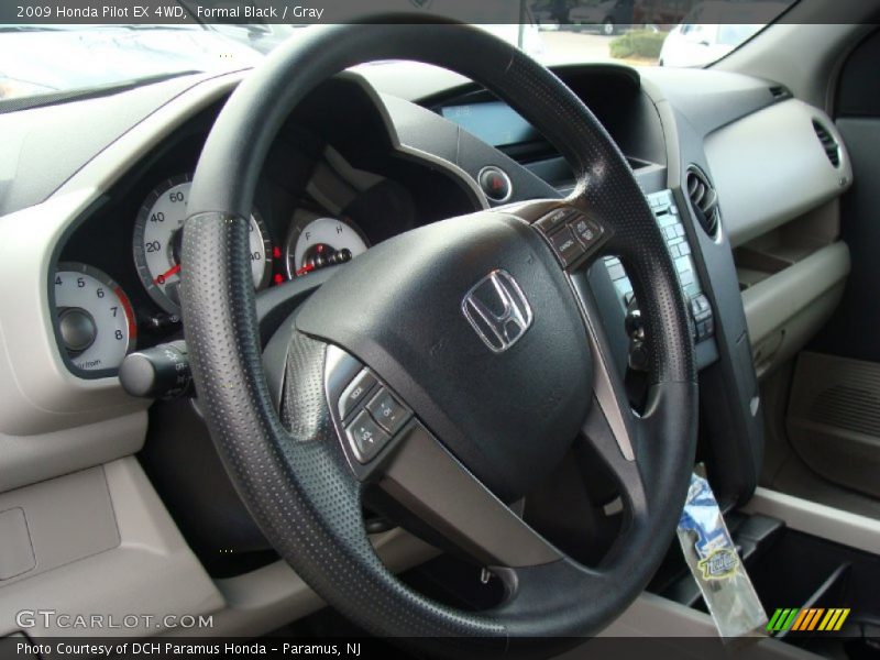 Formal Black / Gray 2009 Honda Pilot EX 4WD