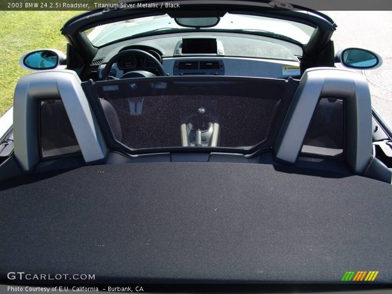 Titanium Silver Metallic / Black 2003 BMW Z4 2.5i Roadster