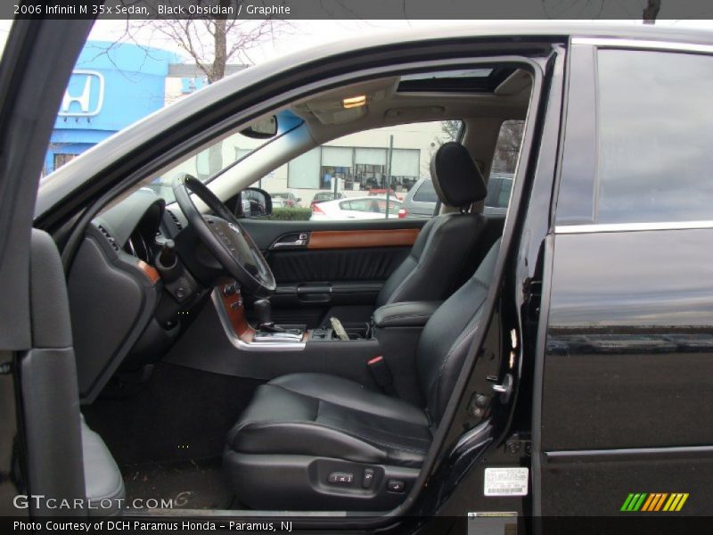 Black Obsidian / Graphite 2006 Infiniti M 35x Sedan