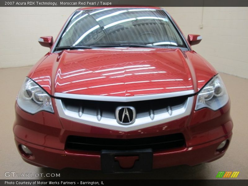 Moroccan Red Pearl / Taupe 2007 Acura RDX Technology