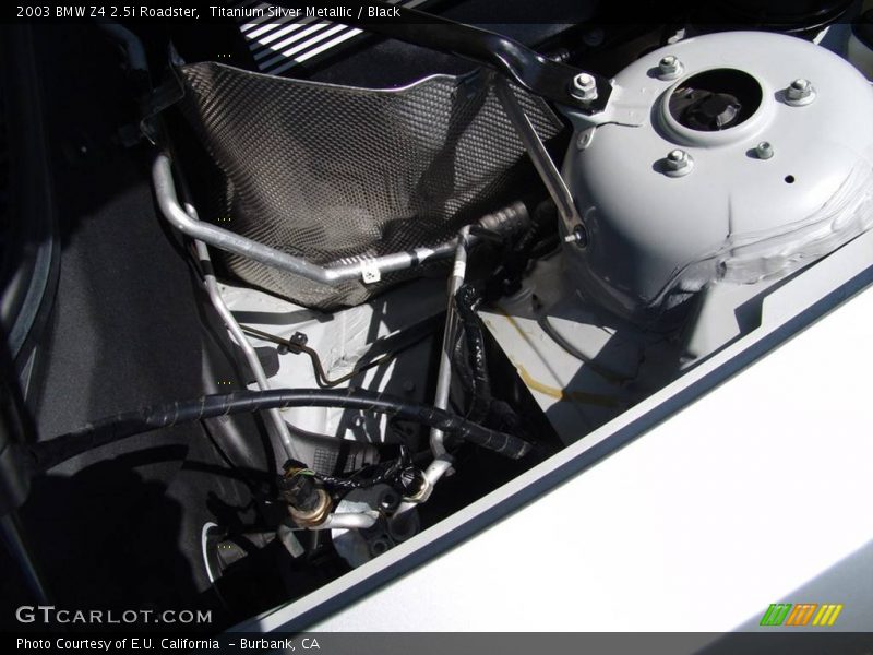 Titanium Silver Metallic / Black 2003 BMW Z4 2.5i Roadster