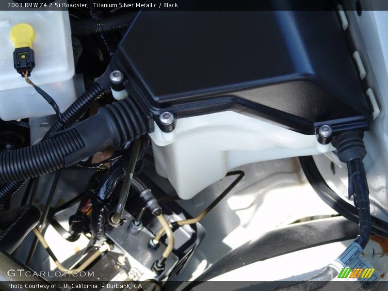 Titanium Silver Metallic / Black 2003 BMW Z4 2.5i Roadster