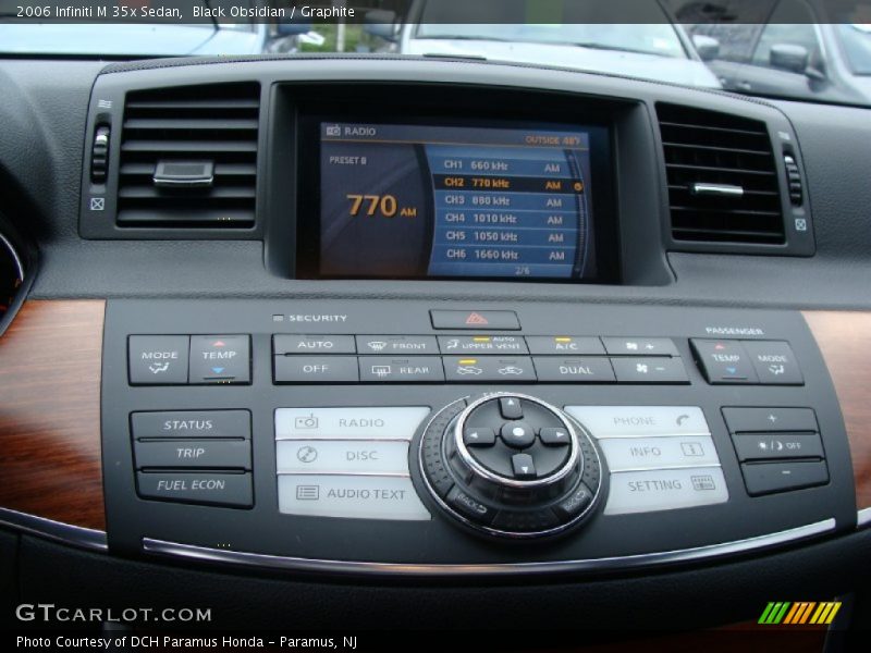 Black Obsidian / Graphite 2006 Infiniti M 35x Sedan