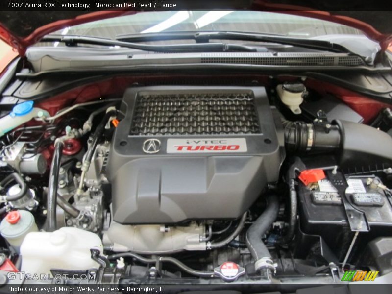 Moroccan Red Pearl / Taupe 2007 Acura RDX Technology